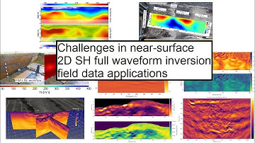 KIT talk (16.06.2020) "Challenges in near surface 2D SH FWI field data applications"