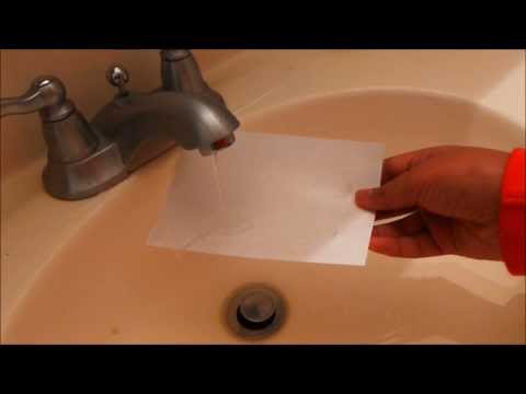 Cara Water-Proof Kertas