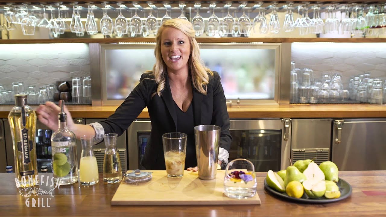 Recipe for Bonefish Grill's Fresh Pear Martini - YouTube