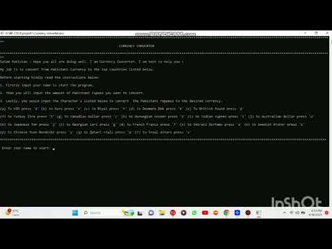 C++ Project | Currency Converter