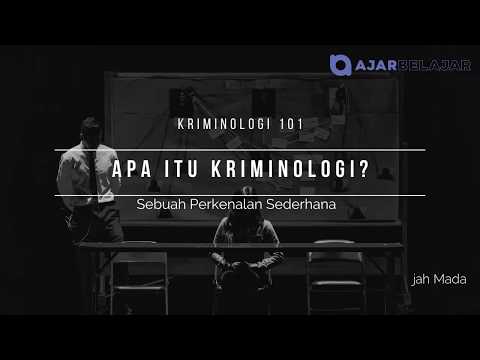 Video: Perbezaan Antara Forensik Dan Kriminologi