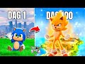 Jag överlevde 100 dagar som Sonic från filmen i GTA 5! (Sonic Movie-mod)