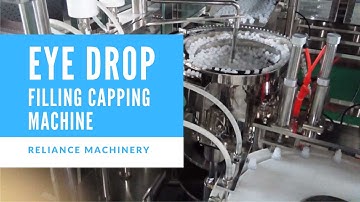 R-VF Monoblock 10ml Sterile Eye Drop Bottle Filling Capping Machine | Reliance Machinery