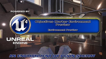 UE4 Objective Markers Blueprint Environment Preview | An Environment by Devin Sherry