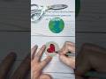 Easy ecofriendly earth day optical illusion craft activity for kids  eart.ay kidsactivities