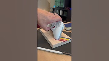 Starfield custom stand complete. #starfield #customstand #woodworking