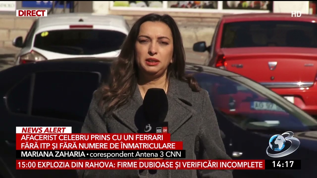 Afacerist celebru prins cu un Ferrari fără ITP și fără numere de înmatriculare