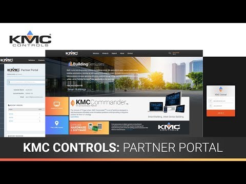 KMC Controls Website:  Partner Portal