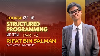 Full Structured Programming part 2 | Midterm Preparation | EWU  News