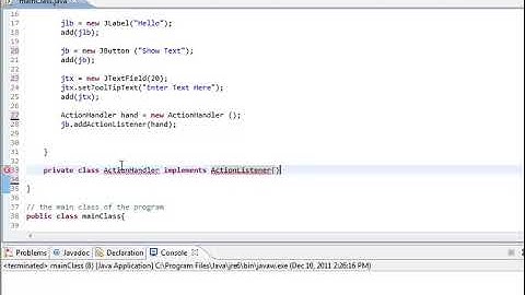 Learn Java in Hindi 51  Event Handling