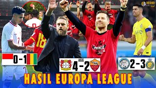 HASIL LIGA EROPA: Leverkusen ke Final Usai Sikat AS Roma - De Rossi Gagal Patahkan Rekor Xabi Alonso