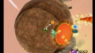 Super Mario Galaxy 2 - Snacktime For Gobblegut Boss Fiery Gobblegut