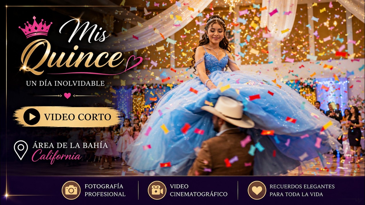 Video corto de quinceañera en Sacramento, California