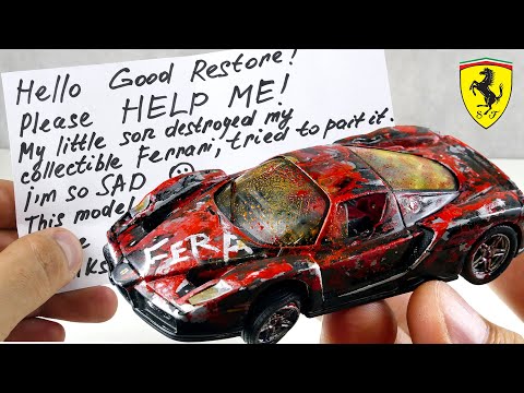 Restoration Enzo Ferrari | How To Restore Model SuperCar