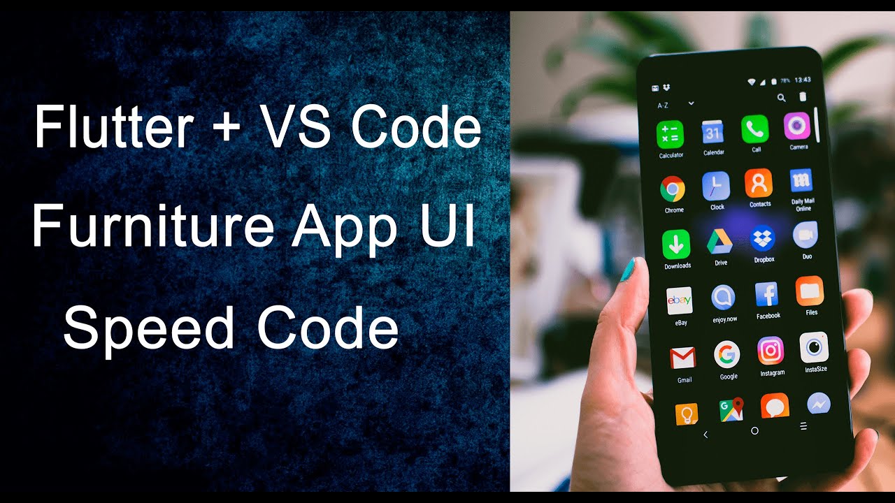 Flutter App Tutorial | Furniture Online Shop | VS Code | Speed Code ...