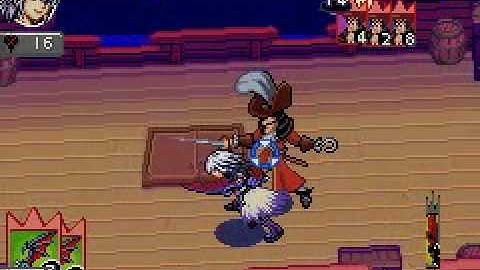 Kingdom Hearts: Chain of Memories Reverse/Rebirth Boss #6 - Captain Hook
