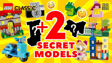 🔥LEGO Classic Large Creative Brick Box 10698 + 2 SECRET MODELS / Unboxing and Building Ideas