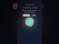 Enhanced Exploding Circle Animation | Advanced CSS Microinteraction UI Effect #htmlcss