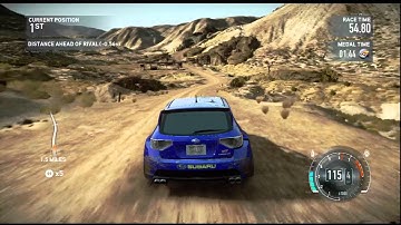 NFS The Run - Rally Challenge - Platinum Medal - Desert Valley - Xbox 360