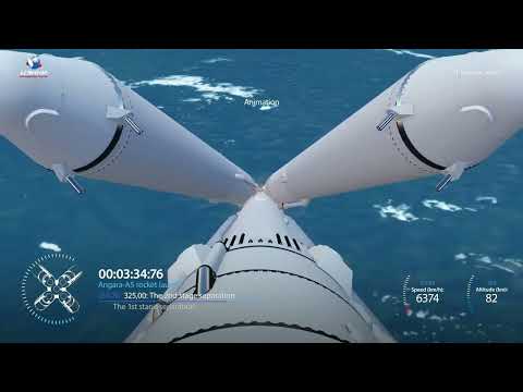 Видео: пуск ракеты ангара а5 полная версия movie