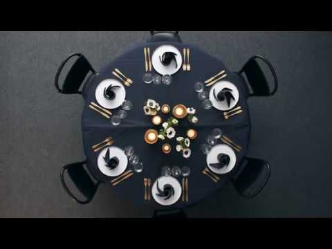 Inspirational Table Setting Design, Round Table Setting Ideas