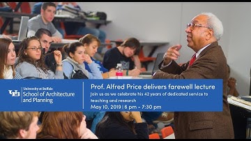 Prof. Alfred Price delivers farewell lecture