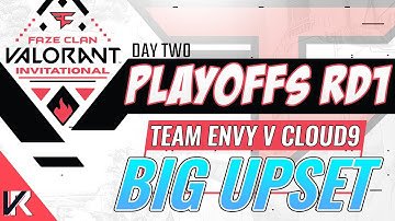 Cloud9 STUNNED by Envy | FaZe Clan Valorant Invitational Day 2 Playoffs Recap and Highlights