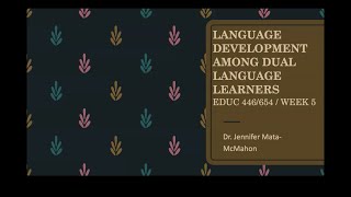Week 5 - Translanguaging