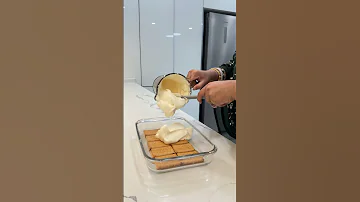 بـ ٣ مكونات بس اسهل حلا بارد لصيف اعتمدته لزيارات المفاجأه 