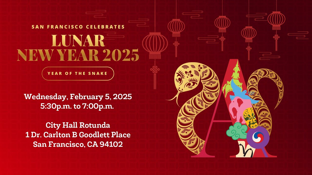 San Francisco Celebrates Lunar New Year 2025 - Year of the Snake - YouTube