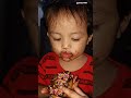 ekspresi anak ketika emaknya bikin kue 😍😍. #short