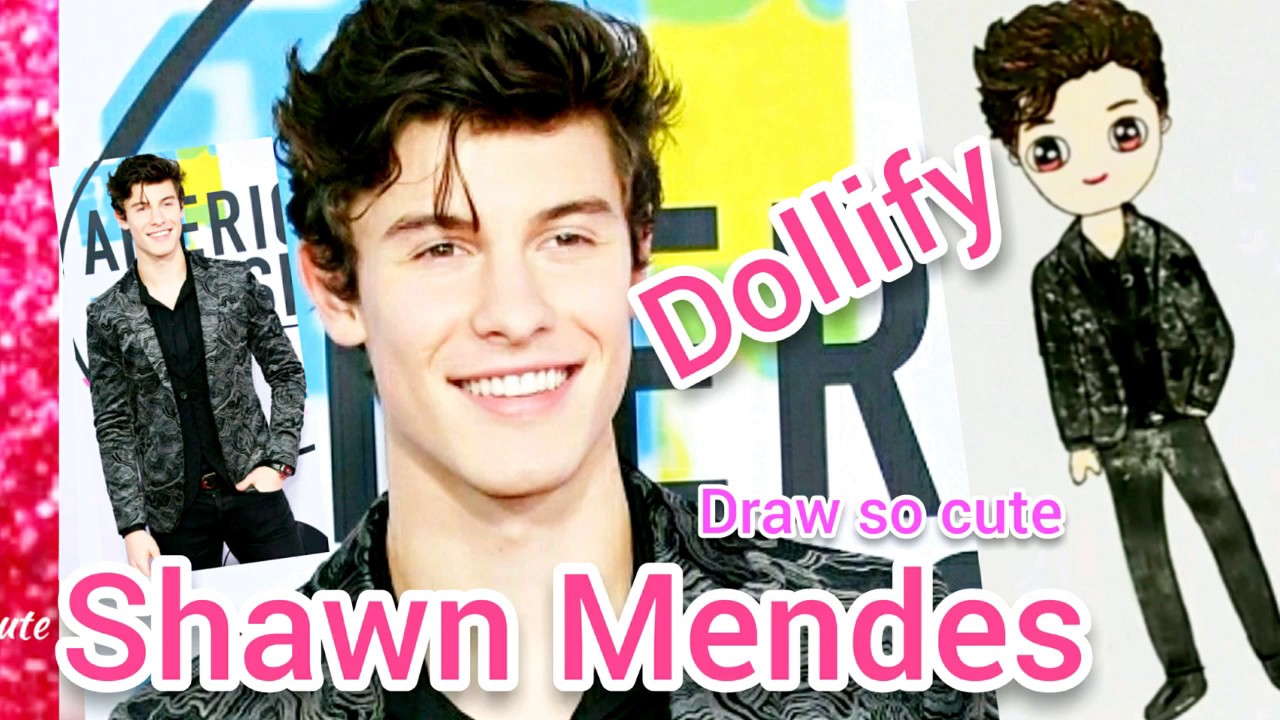 Draw So Cute Shawn Mendes (Dollify) Easy #Fun - YouTube