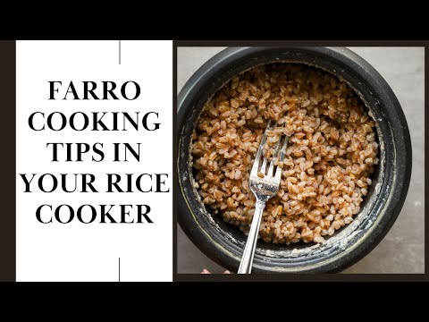 How to Cook Farro in a Rice Cooker • The Incredible Bulks