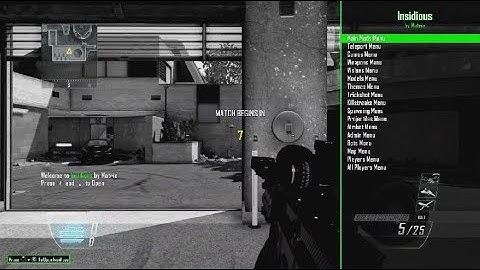 BO2 Insidious by Matrix 1.19 Host + Offhost + Pregame PS3 SPRX Mod Menu