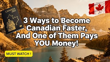 Canada immigration , 3 Ways to Become Canadian Faster And 1 of Them Pays YOU Money! #immigration