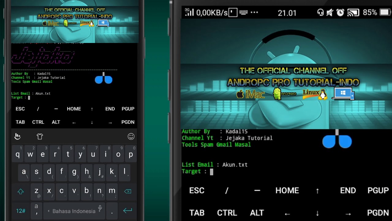 Tutorial Spam Email dengan termux YouTube
