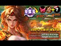 TOP 1 LUARA 100% CRIT RATE BUILD IS THE NEW META IN FARM LANE IN NEW SEASON! | HONOR OF KINGS