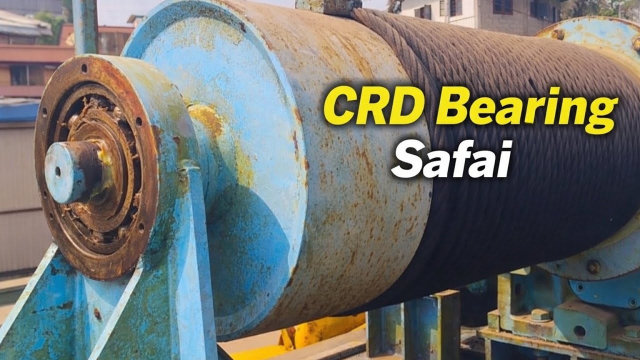Trolley CRD Bearing Safai | Crane Trolley Maintenance | Operator Daily Vlog