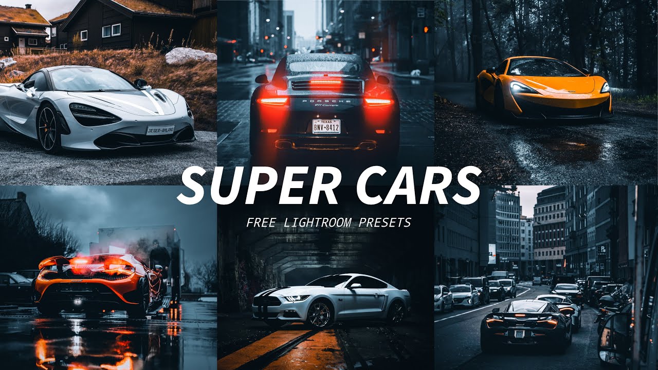 Super Car's Lightroom Preset Free Lightroom Presets Download Dark