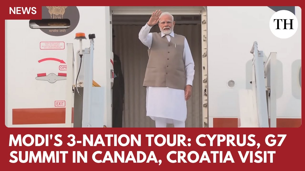 PM Modi begins 3-Nation tour: Cyprus, G7 Summit & Croatia