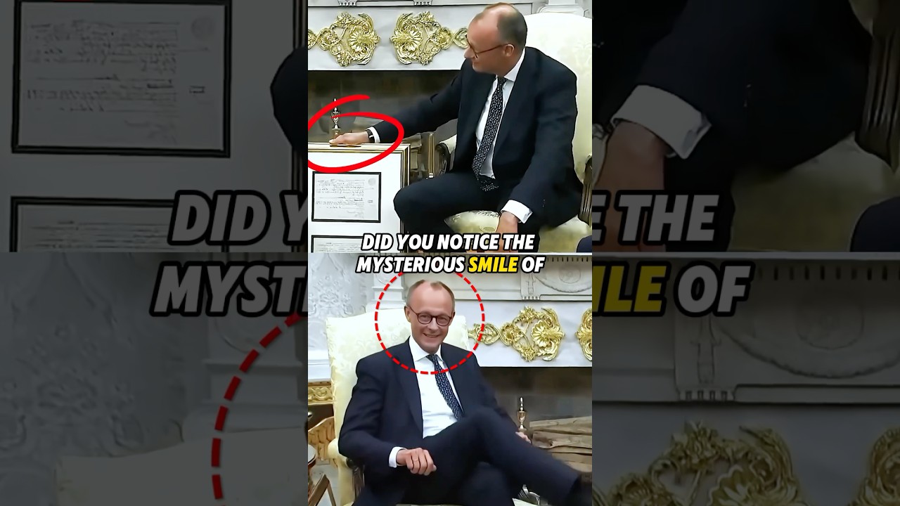 Вы заметили загадочную улыбку на лице Фридриха Мерца, когда он раздавал подарки? -1