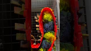 How to make a single geode reverse ice dye t shirt using OWB Out White Brite