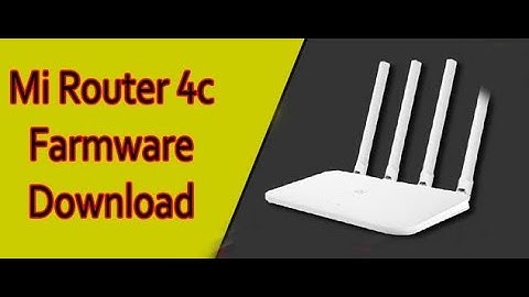Mi Router 4c Global Firmware Download and Installations Guide