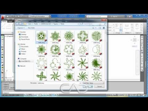 Insert New Existing Plant in LANDWorksCAD for AutoCAD Database