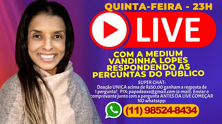 LIVE ESPECIAL com a Vidente Vandinha Lopes respondendo as perguntas do público