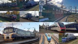 картинка: Вперше на каналі! ЕПЛ2Т-002, ЕПЛ2Т-007; 2те10ут, дпкр3,др1а,чс7, вл80к/т, те33ас. Станція Львів.