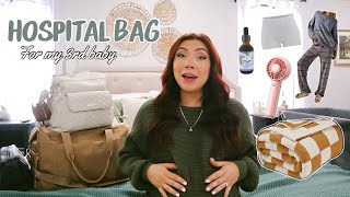 What's In My Hospital Bag For Labor, Delivery \& baby | Minimalistic And Essential Items