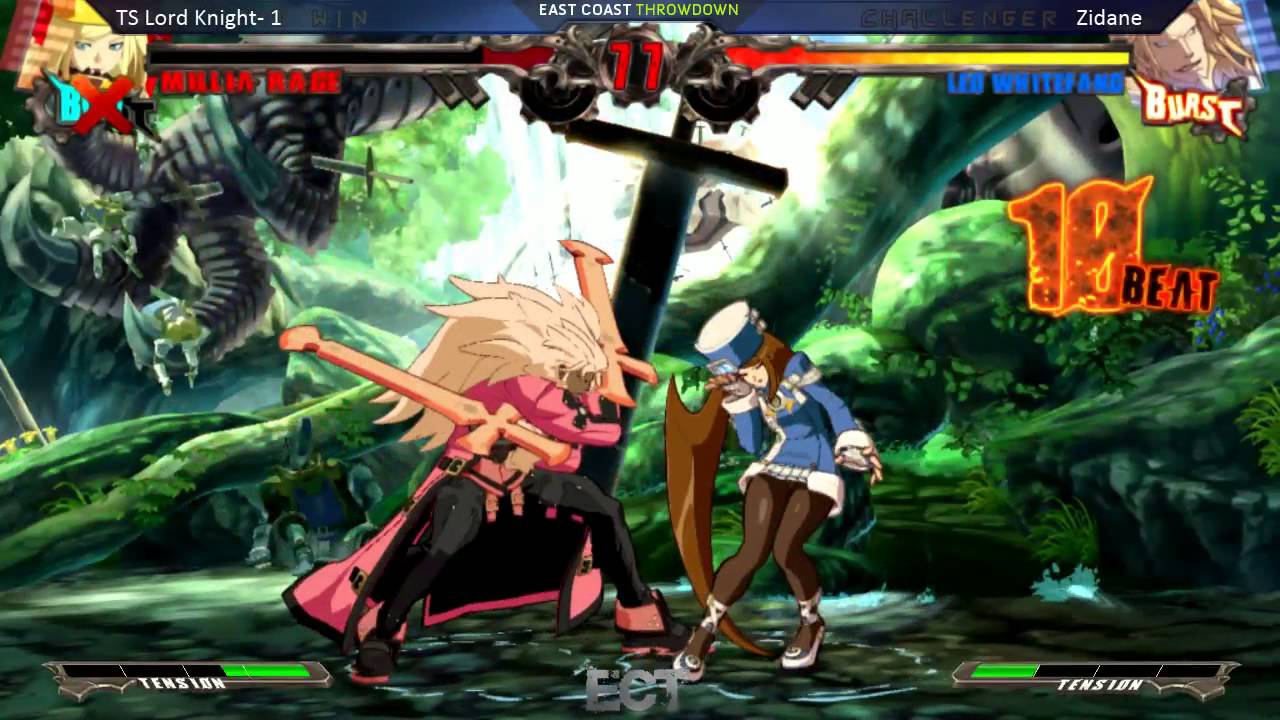 Guilty Gear Xrd @ ECT 2015 - Top 8 [720p/60fps]