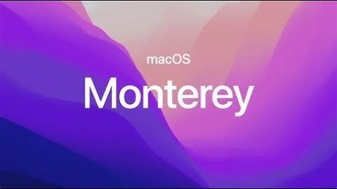 MacOS Monterey. One week later!￼
