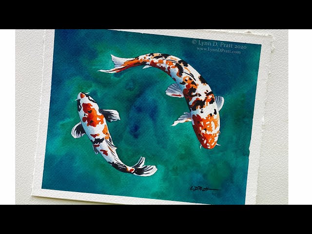 Koi Fish Watercolor Tutorial – Faber-Castell USA